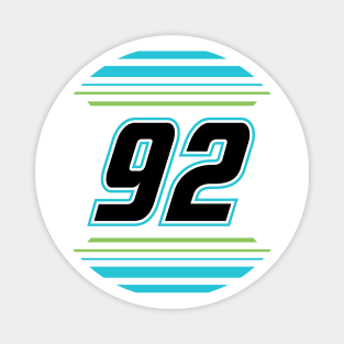 Nick Leitz #92 2024 NASCAR Design Magnet